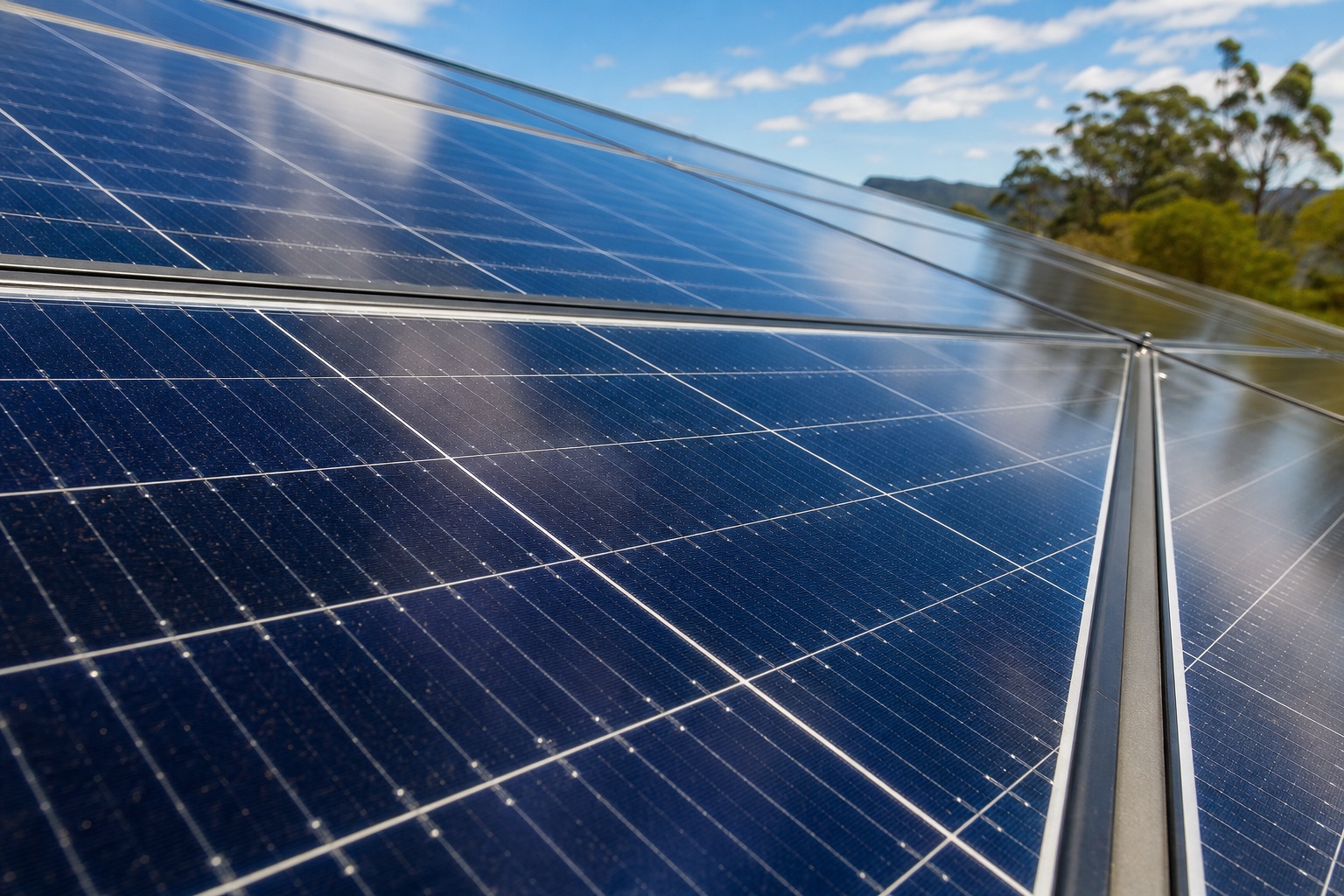 Qzacko HT Solar — high-efficiency photovoltaic panel array